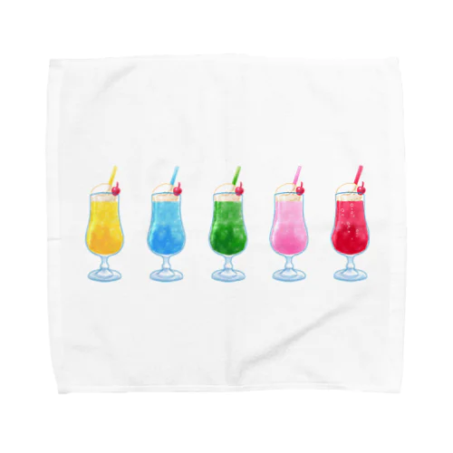 カラフルクリームソーダ Towel Handkerchief