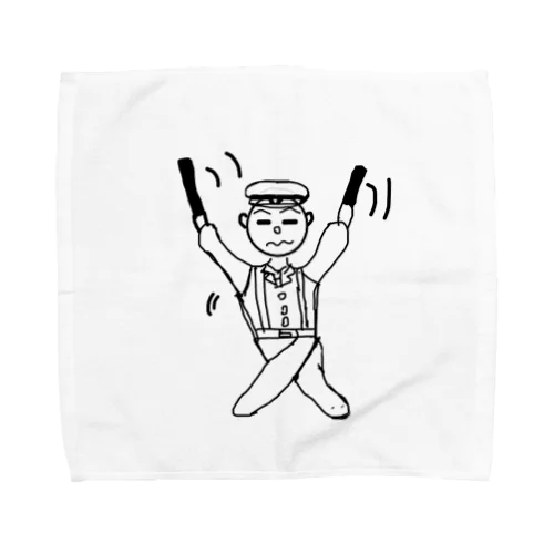 警備のおっちゃん Towel Handkerchief