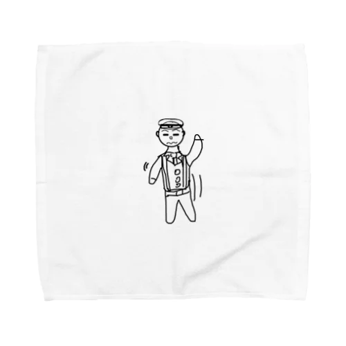 警備のおっちゃん Towel Handkerchief