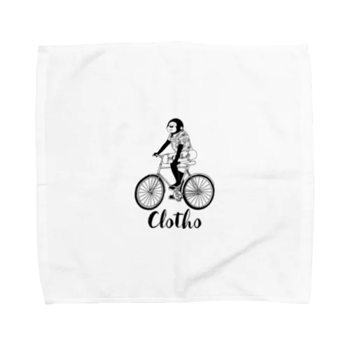 clothoのロゴ Towel Handkerchief