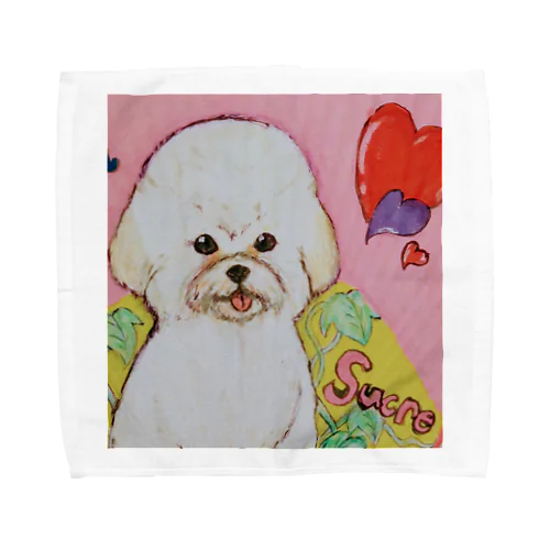 100均画材のお手製マイ・プリンセス Towel Handkerchief