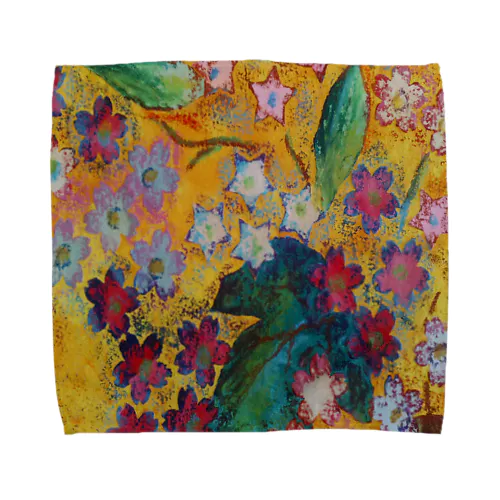 花-黄 Towel Handkerchief