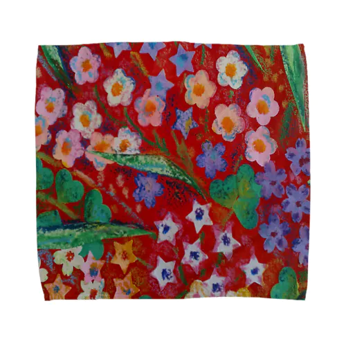 花-赤 Towel Handkerchief