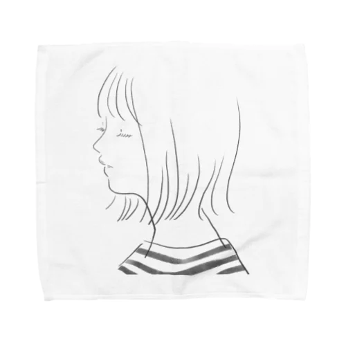 横顔 Towel Handkerchief