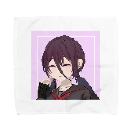 ピクセルアートの女の子 Towel Handkerchief