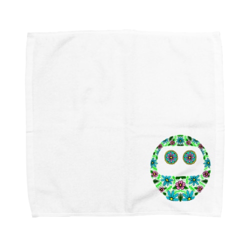 お花ダルマ Towel Handkerchief