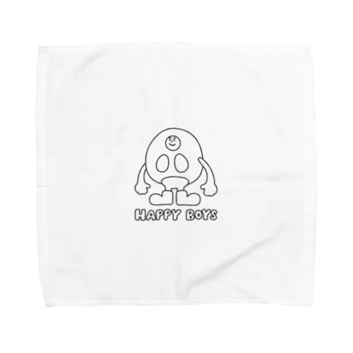 Happy Boys Towel Handkerchief