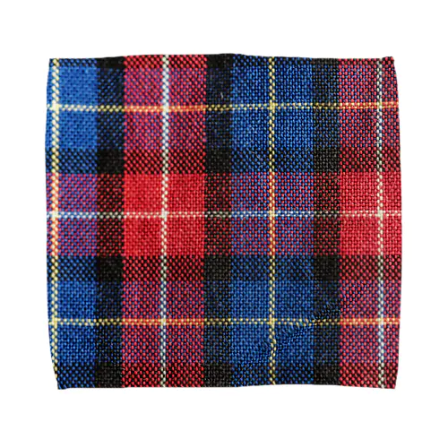 チェック　赤青 Towel Handkerchief
