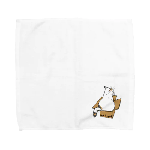 液体じゃない　みっちり三毛猫 Towel Handkerchief