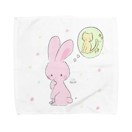 憧れあにまるず(うさぎ) Towel Handkerchief