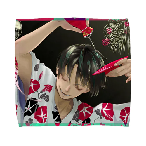 浴衣男子 Towel Handkerchief