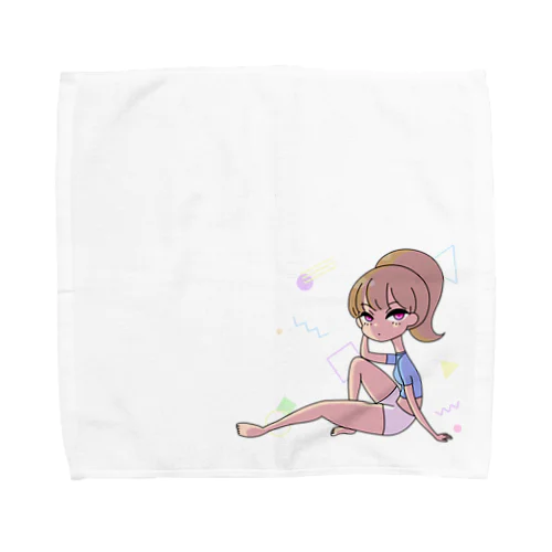 ラフな女の子 Towel Handkerchief