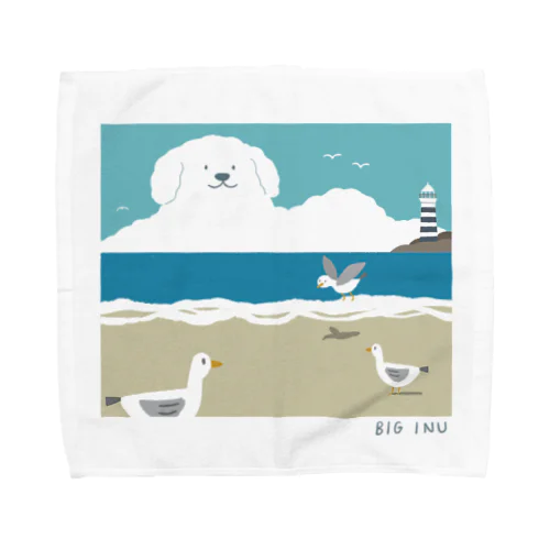 BIGいぬ Towel Handkerchief