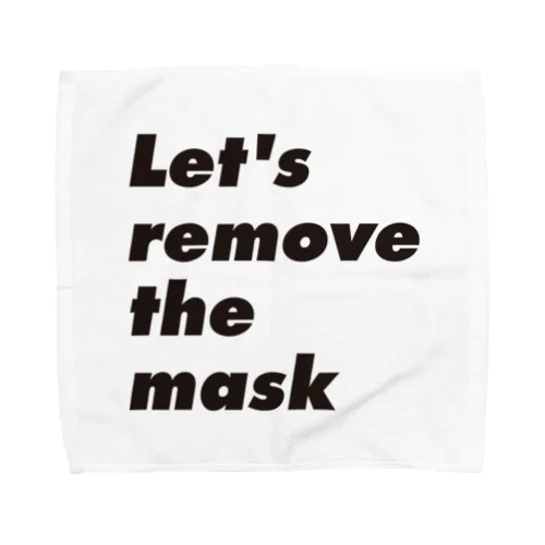 Let's remove the mask タオルハンカチ