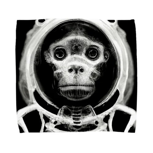 Space Monkey #2 タオルハンカチ