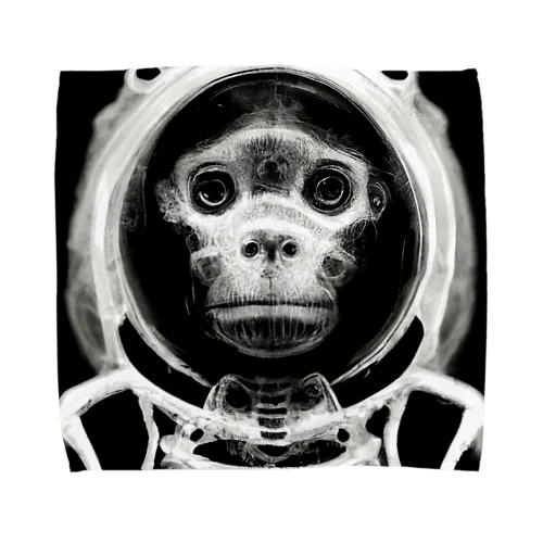 Space Monkey #2 Towel Handkerchief