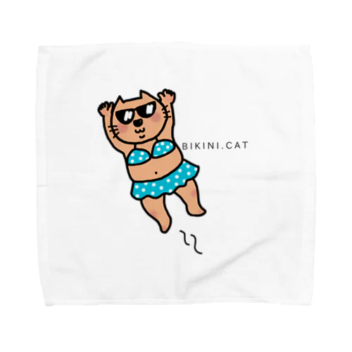 ビキニCATさん Towel Handkerchief