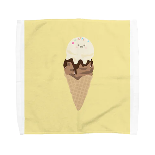 バニラアイスのバニラちゃん🍨 Towel Handkerchief