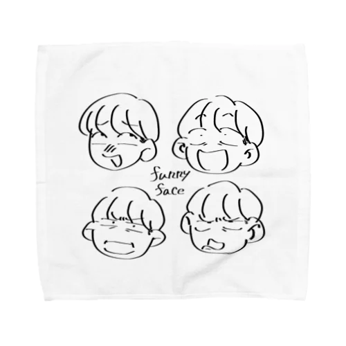 変顔 Towel Handkerchief