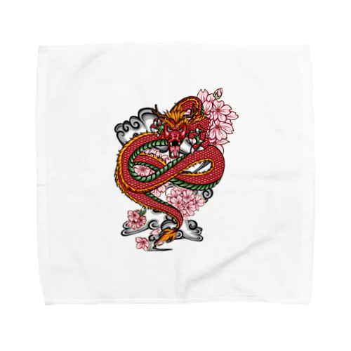 舞龍紅 Towel Handkerchief