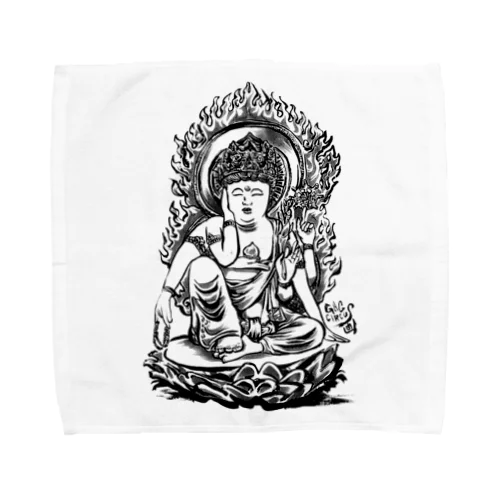 如意輪観音様 Towel Handkerchief