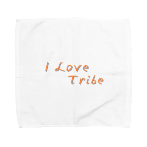 I LOVE Tribe　文字色 Towel Handkerchief