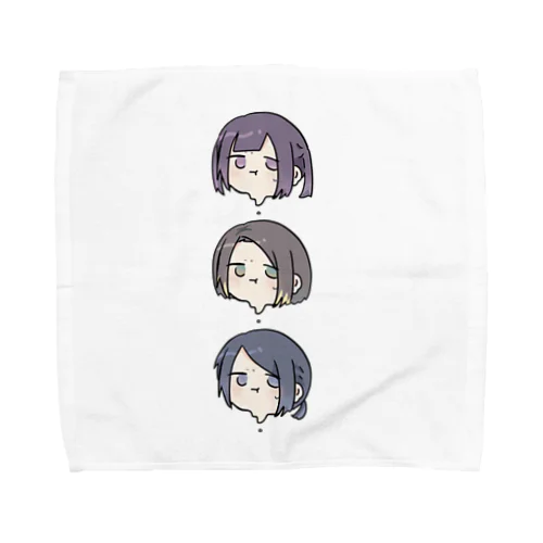 増田三人衆ぐっづせっと Towel Handkerchief