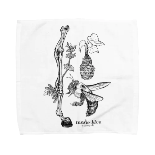 Kumanbachi , Bone of house & Spring plants Towel Handkerchief