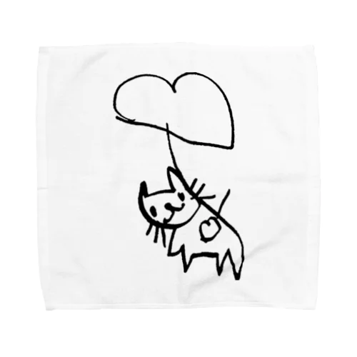 ふうせんねこ Towel Handkerchief