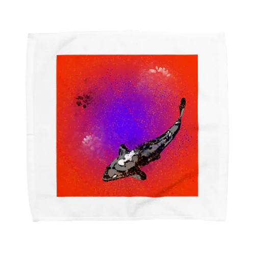 Hot pond carp Towel Handkerchief