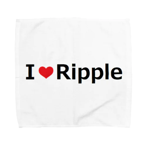 I Love Ripple Towel Handkerchief