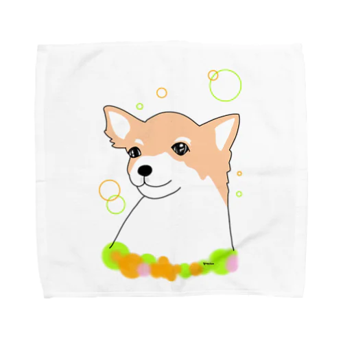 チワワ癒し犬 Towel Handkerchief