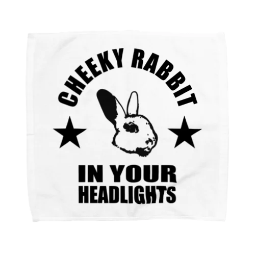 CR015_CheekyRabbit_headlights Towel Handkerchief