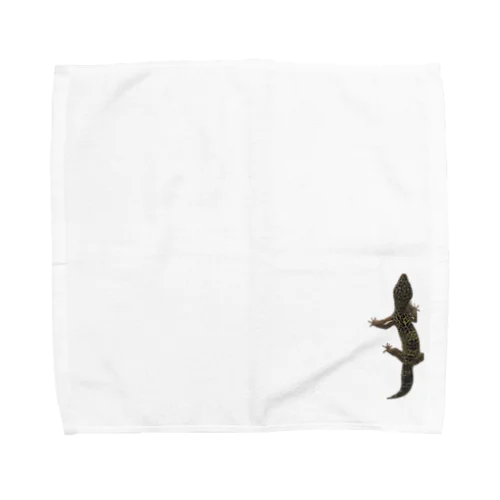 よじ登りレオパさん Towel Handkerchief