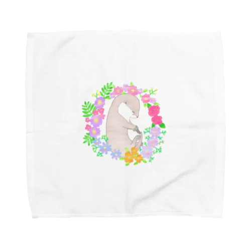 カワウソの美ら（ちゅら）ちゃん Towel Handkerchief