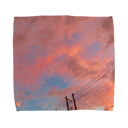 夕焼け Towel Handkerchief