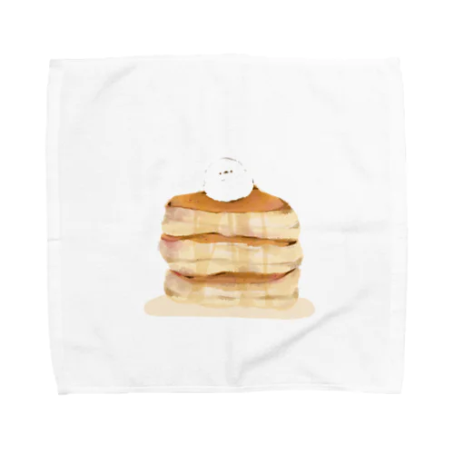 パンケーキシマエナガ Towel Handkerchief