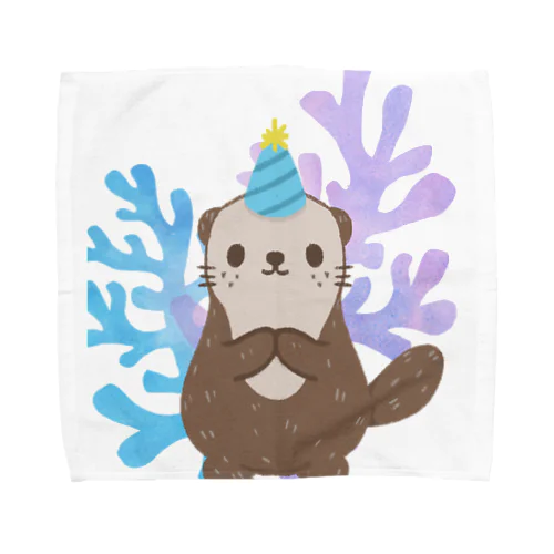 カワウソ君 Towel Handkerchief