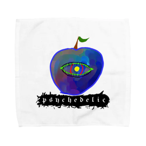 サイケデリックアップル(Psychedelic apple) Towel Handkerchief