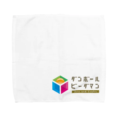 ダンボールビーダマン   イラスト文字　type_A Towel Handkerchief