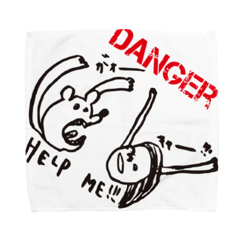 DANGER Towel Handkerchief