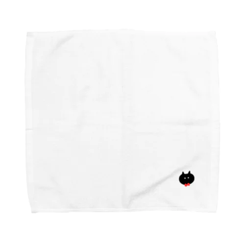 おしゃれ好きな黒猫 Towel Handkerchief