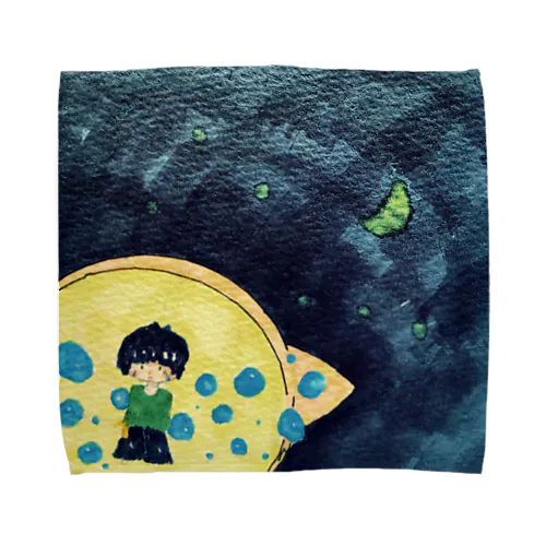 哀しくて明るい夜空 Towel Handkerchief