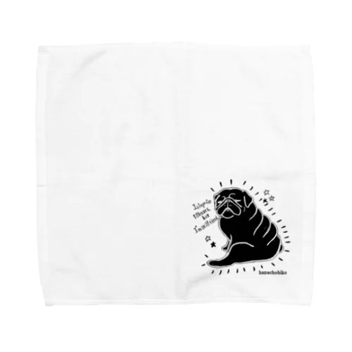 素晴らしい背肉　black Towel Handkerchief