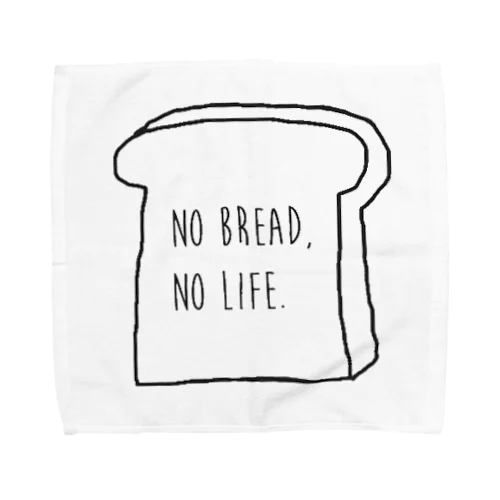 NO BREAD,NO LIFE!　食パン Towel Handkerchief