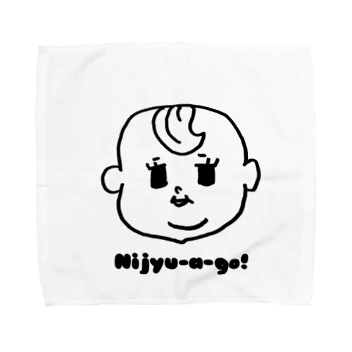 Nijyu-a -go!薄毛girl Towel Handkerchief