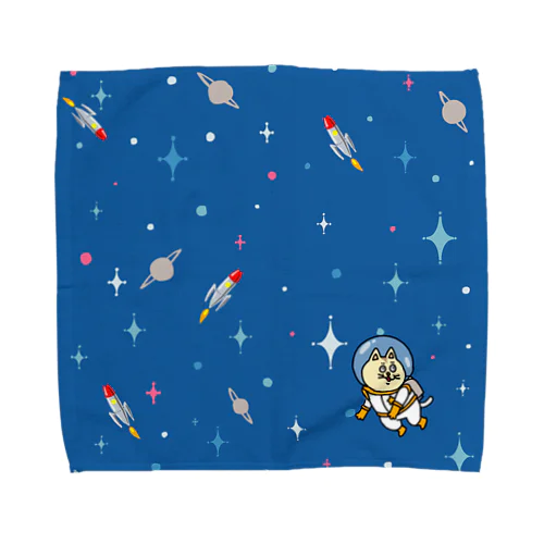 宇宙ネコスペース迷子 Towel Handkerchief