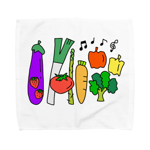 野菜パラダイス Towel Handkerchief