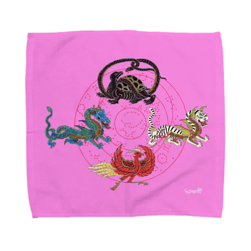 四神天文図 Towel Handkerchief