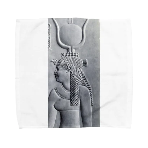 イシスとしてのクレオパトラのレリーフ   Towel Handkerchief